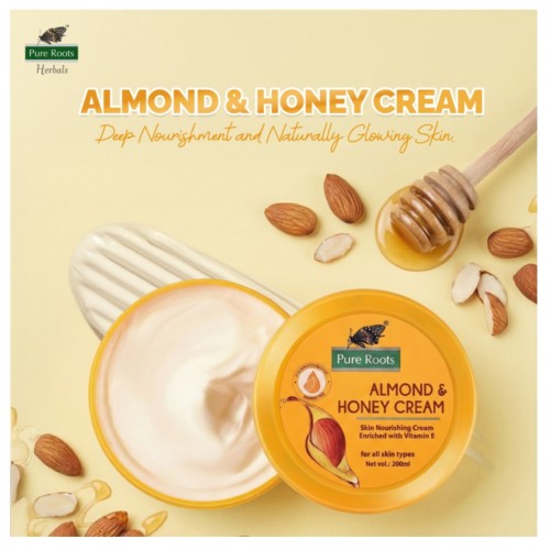 Pure Roots Almond & Honey 50ml