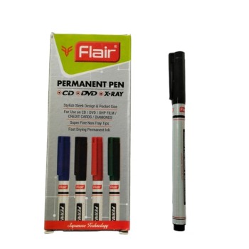 Permanent Pen Blue/Black @10