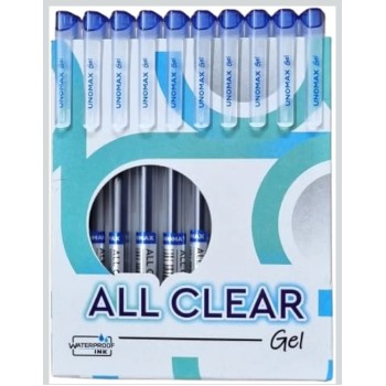 Unomax All Clear Gel Pen @10