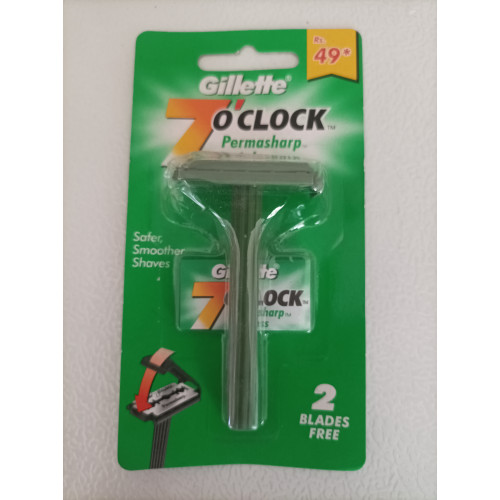 Gillette 7o Clock safty raz